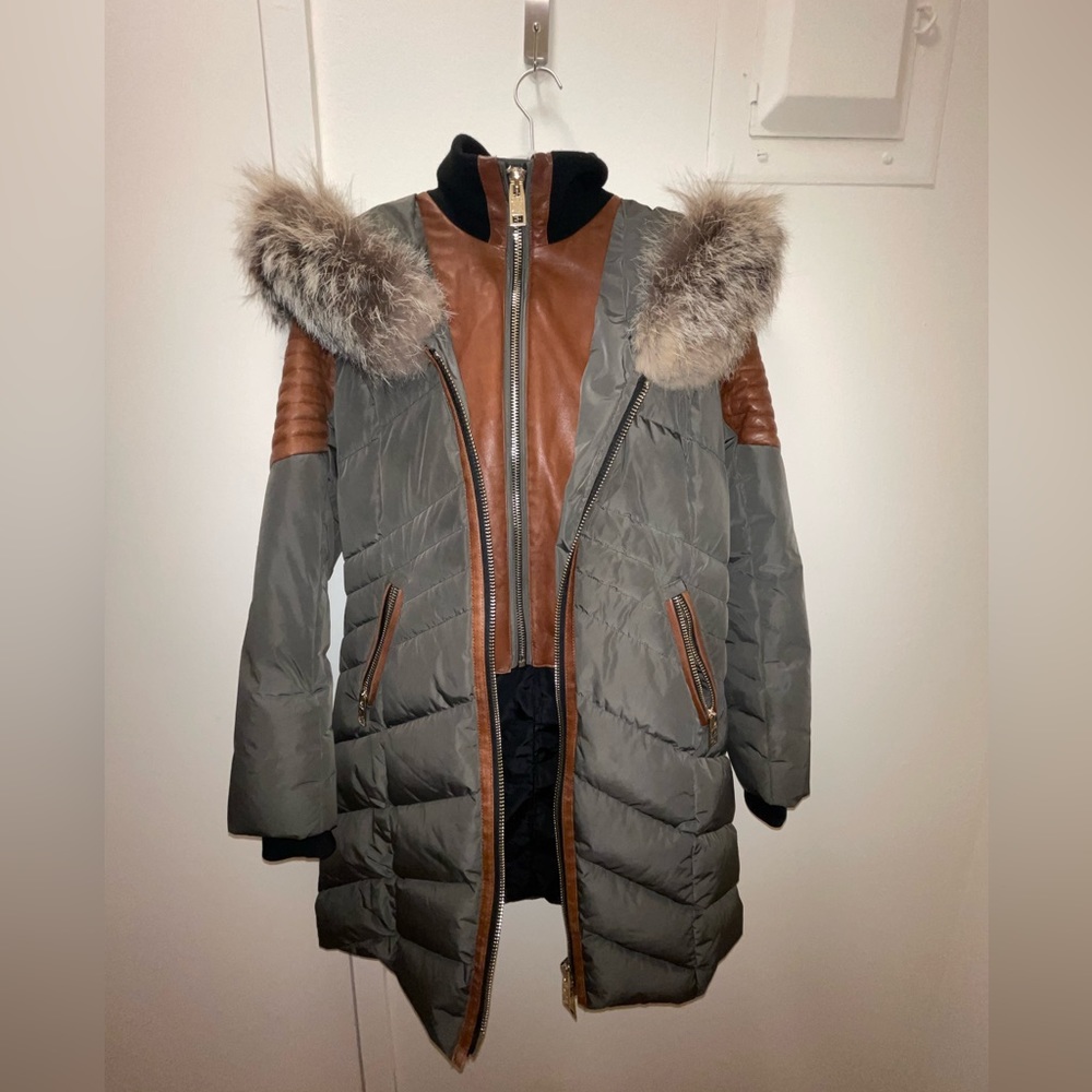Nicole Benisti Down Jacket- coyote fur lined hood